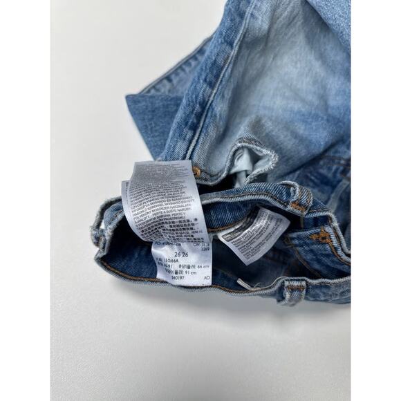 Levi's Wedgie Straight Distressed Jeans - Picture 9 of 9